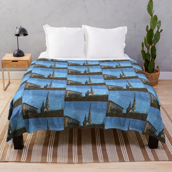 Item preview, Church steeple cityscape skyline designed and sold by PrettyPerfectly.