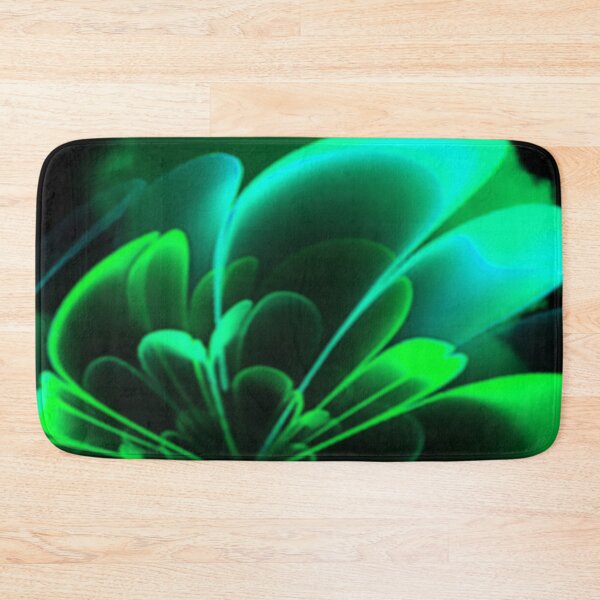 Item preview, Green Shades Stylized Flower Half Corolla designed and sold by miraminerva09.