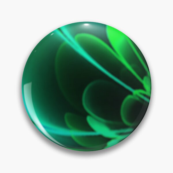 Item preview, Green Shades Stylized Flower Half Corolla designed and sold by miraminerva09.