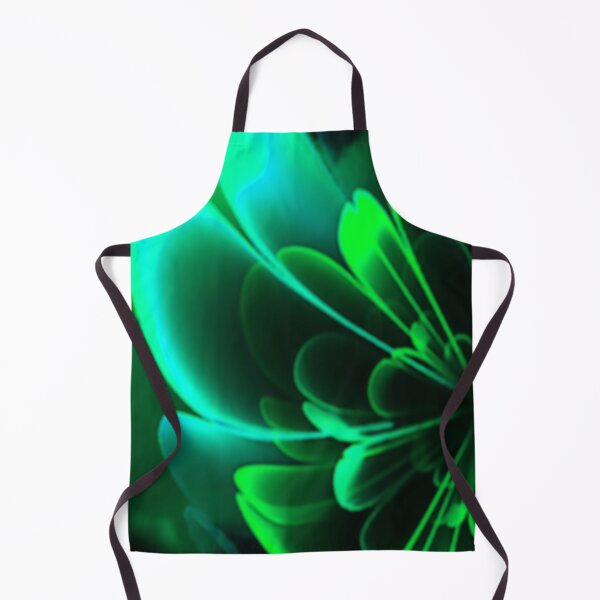 Item preview, Green Shades Stylized Flower Half Corolla designed and sold by miraminerva09.