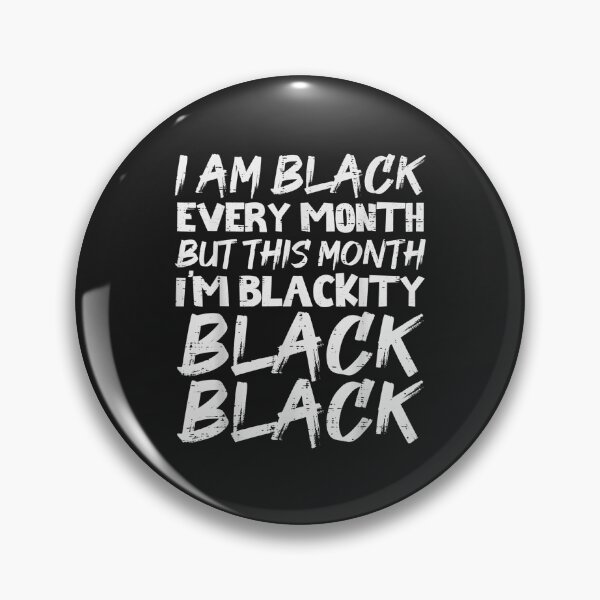Item preview, Blackity Black Every Month Black History African BHM Gift T-Shirt designed and sold by Lukifo-Glacier.