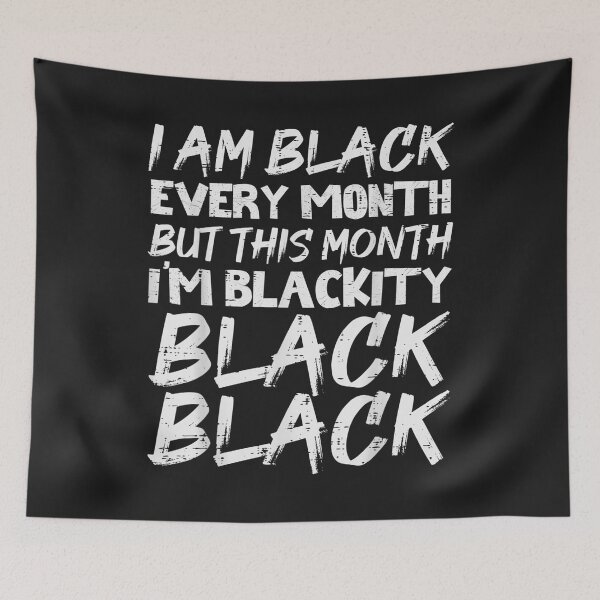 Item preview, Blackity Black Every Month Black History African BHM Gift T-Shirt designed and sold by Lukifo-Glacier.