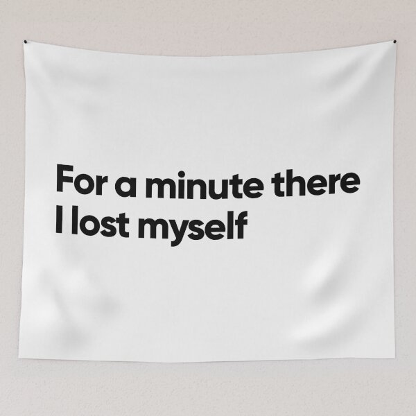 Item preview, For a minute there I lost myself (white) designed and sold by Bojkiw.