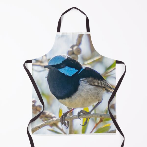 Item preview, Superb fairy wren portrait (side) designed and sold by Cornishinoz.