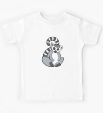 Sitting Ring-Tailed Lemur Kids Tee