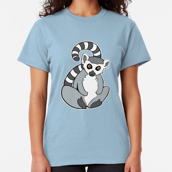 Sitting Ring-Tailed Lemur Classic T-Shirt