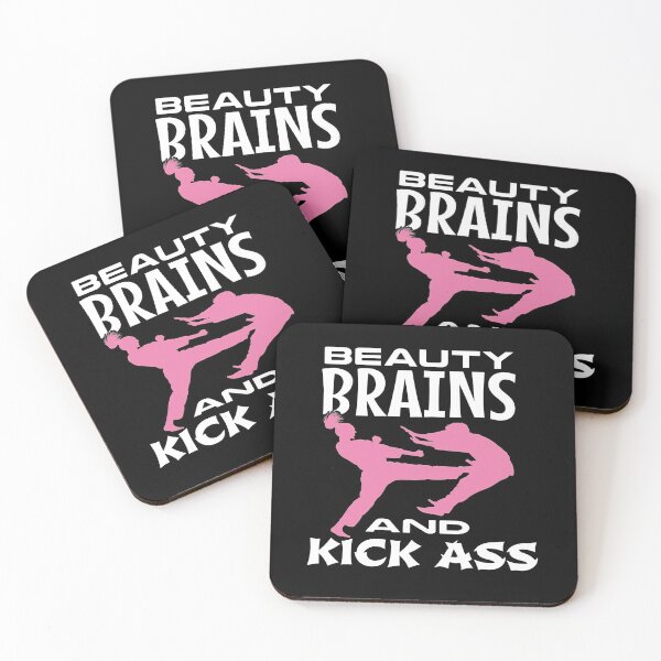 Item preview, Beauty, Brains and Kick Ass designed and sold by KingsManKind.