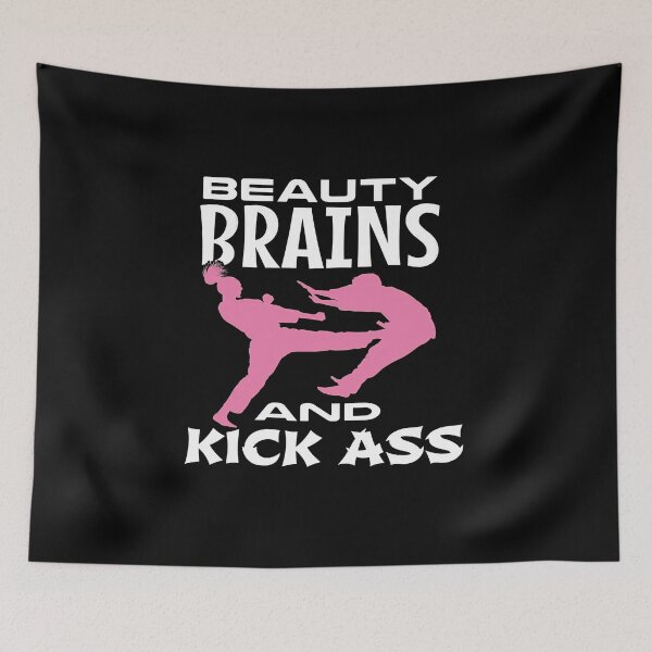 Item preview, Beauty, Brains and Kick Ass designed and sold by KingsManKind.