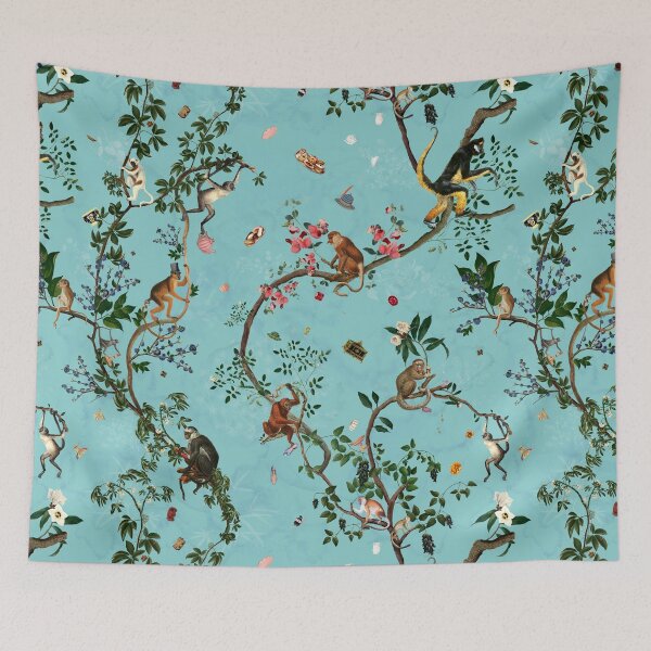 Item preview, Monkey World Aqua designed and sold by Fifikoussout.