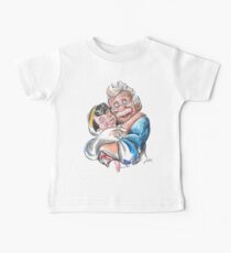 Charcoal and Oil - Geppetto and Pinocchio Baby Tee