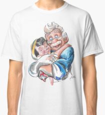 Charcoal and Oil - Geppetto and Pinocchio Classic T-Shirt