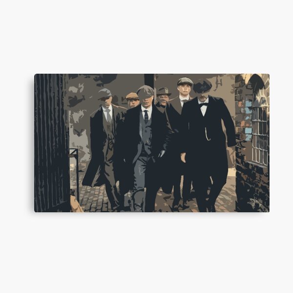 Peaky Blinders Stylisé Impression sur toile