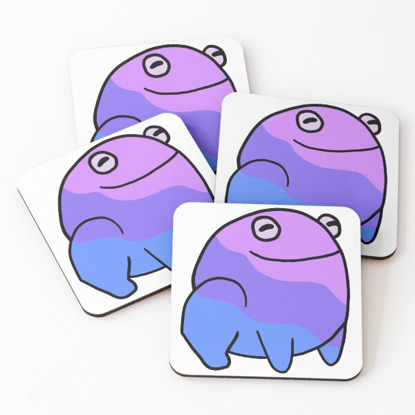 Artikelvorschau, Pastell Bisexuelle Stolz Flagge Frosch entworfen und verkauft von NatStarArt.