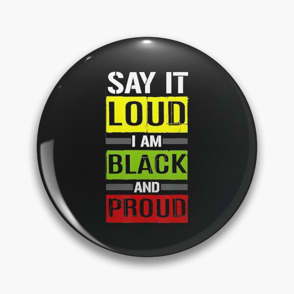 Item preview, Say It Loud Im Black and I’m Proud - African American Pride T-Shirt designed and sold by Lukifo-Glacier.