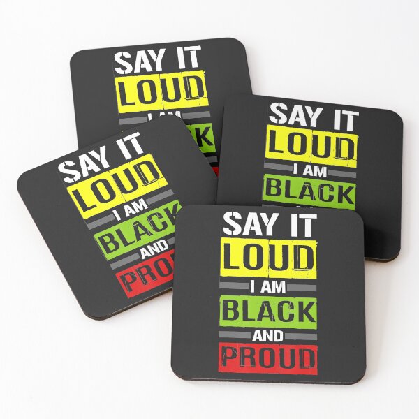 Item preview, Say It Loud Im Black and I’m Proud - African American Pride T-Shirt designed and sold by Lukifo-Glacier.