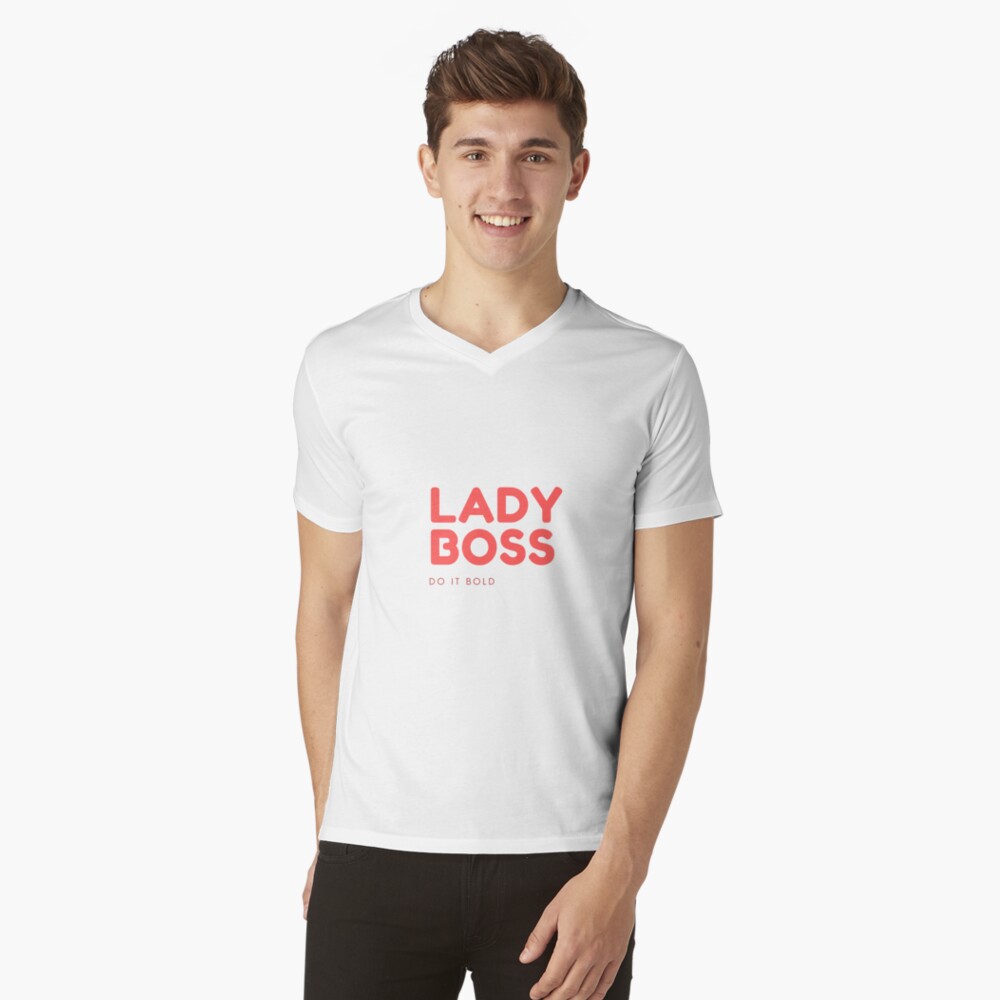 Aperçu de l'œuvre T-shirt col V créée et vendue par HerLyfestyle.