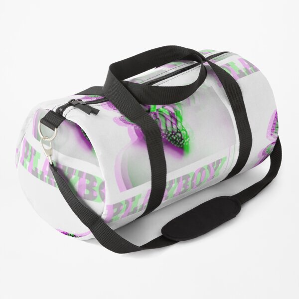 Glitchy trippy playboy edit Duffle Bag