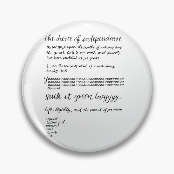 Item preview, L'Manburg Independance DreamSMP Digital Lettering designed and sold by averycooluser.