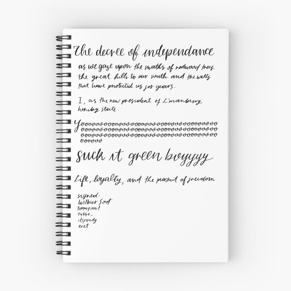 Item preview, L'Manburg Independance DreamSMP Digital Lettering designed and sold by averycooluser.