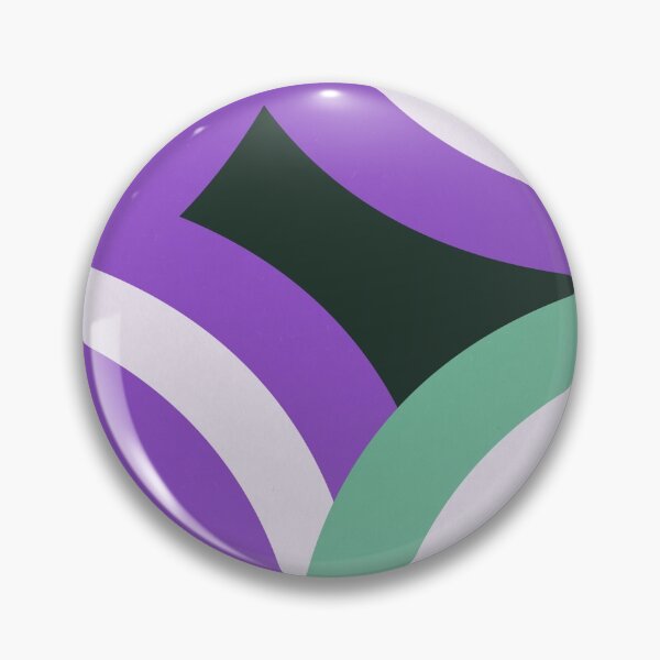 Item preview, Retro Pattern in Violet Green and White Design 541 designed and sold by Artnigel.