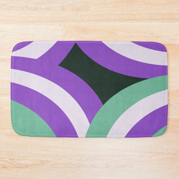 Item preview, Retro Pattern in Violet Green and White Design 541 designed and sold by Artnigel.