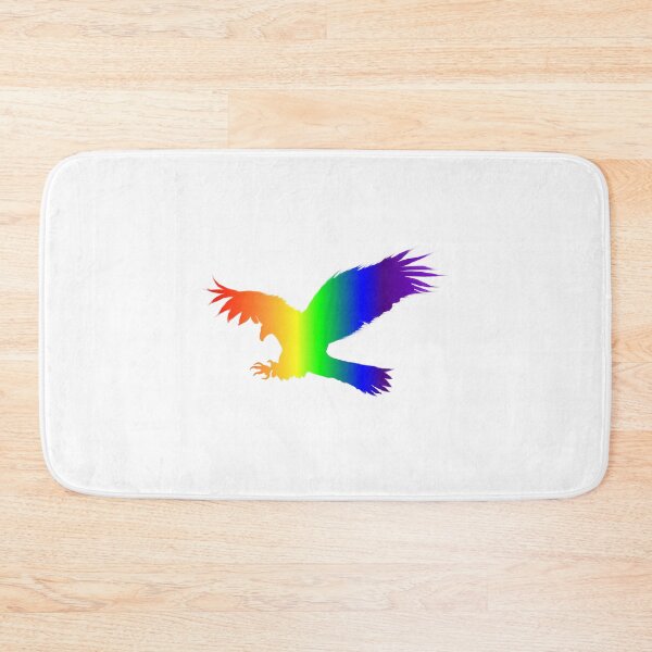 Item preview, Swooping Bald Eagle - Rainbow themed designed and sold by SankDesigns.