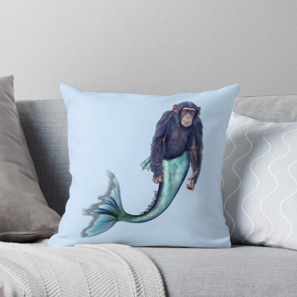 Item preview, Chimpanzee mermaid designed and sold by marjard.