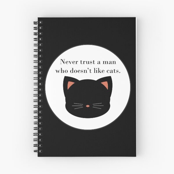 Item preview, Never trust a man who doesn't like cats designed and sold by MysticPotato.