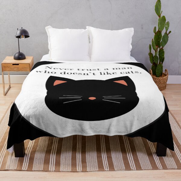 Item preview, Never trust a man who doesn't like cats designed and sold by MysticPotato.