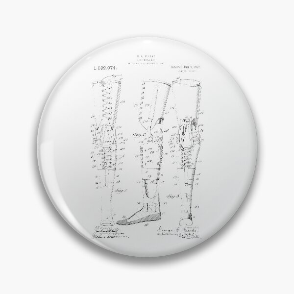Item preview, Artificial Leg 1912 Patent , Prosthetic Limb Patent Artificial Limb, amputee patent designed and sold by anodyle.
