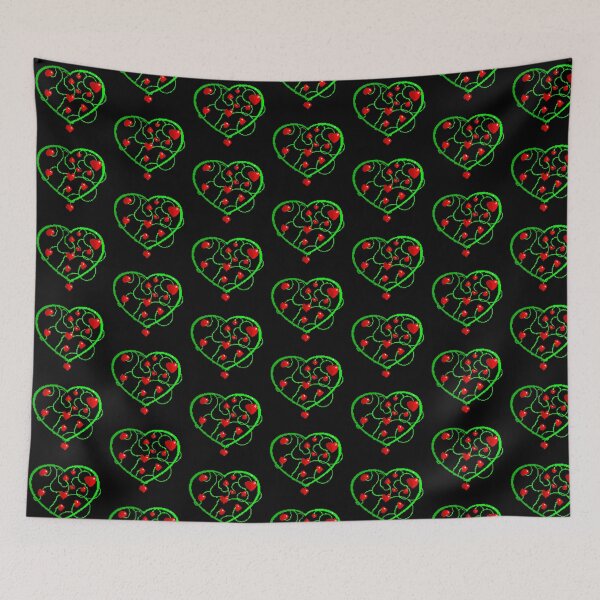 Item preview, Valentine Day Many Hearts 8 bit art designed and sold by 8FistsofTees.
