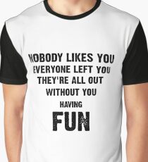 Grüner Tag - Niemand mag dich Grafik T-Shirt
