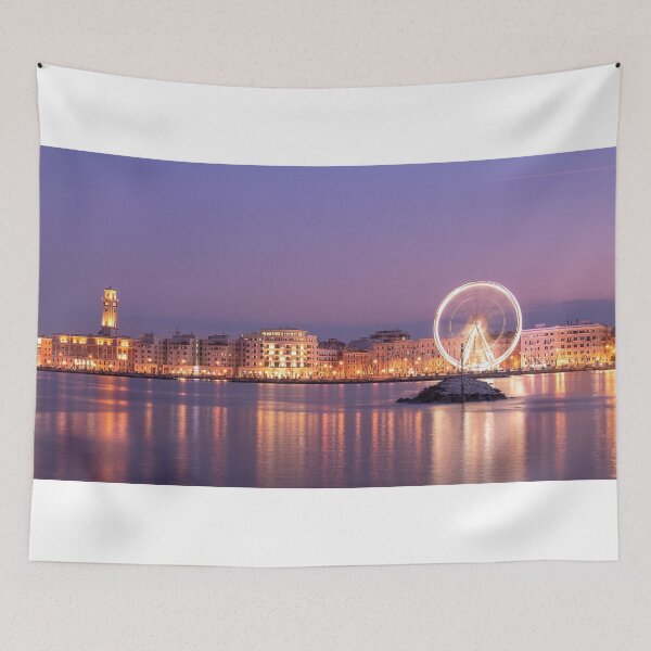 Item preview, Bari, Italy at night designed and sold by mitzobs.