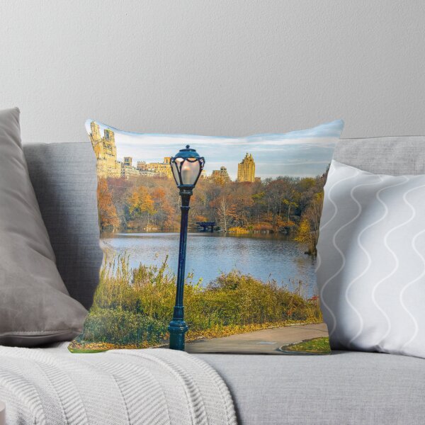 Item preview, View of Central Park, New York city in Autumn designed and sold by Itsgrimupnorth.