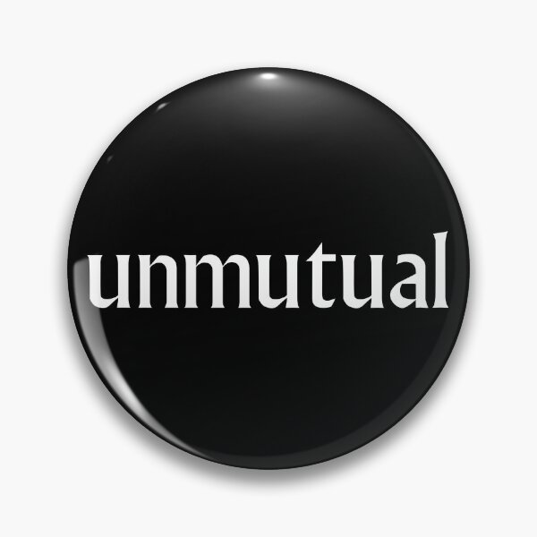 Item preview, UNMUTUAL WHITE ON BLACK designed and sold by Quoit Media Ltd.