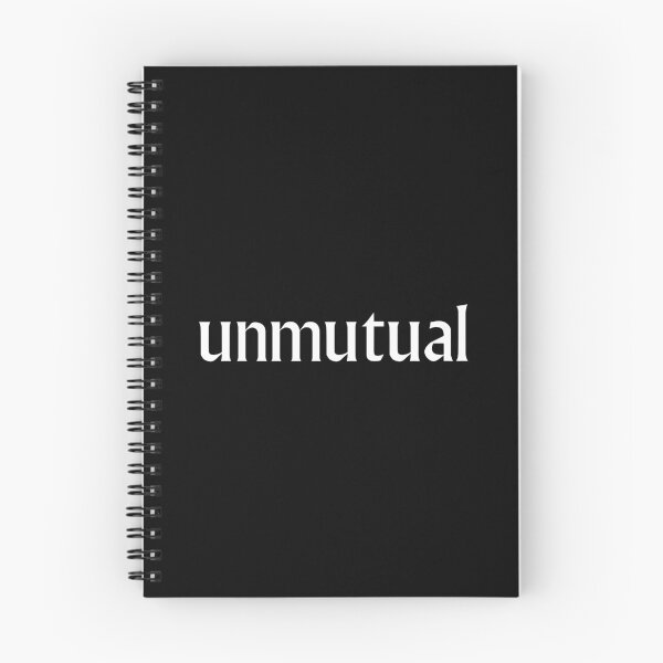 Item preview, UNMUTUAL WHITE ON BLACK designed and sold by Quoit Media Ltd.