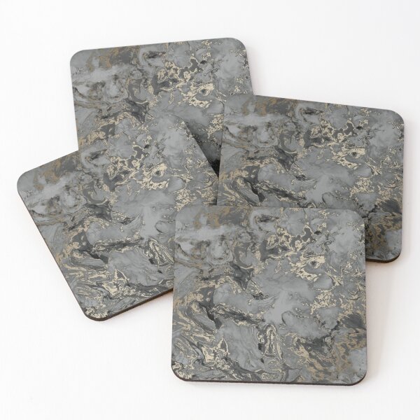 Item preview, Liquid Black Gold Design Pattern designed and sold by AMS-ART.
