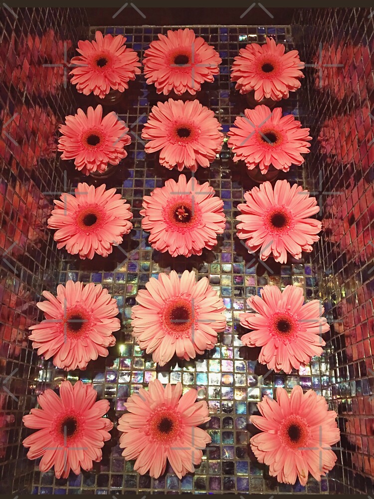 Flower Lovers Gift - Pink Gerberas by OneDayArt
