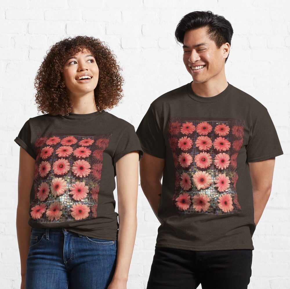 Flower Lovers Gift - Pink Gerberas Classic T-Shirt