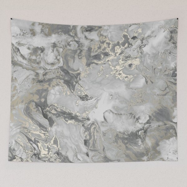 Item preview,  Liquid Black and Grey Design Pattern designed and sold by AMS-ART.