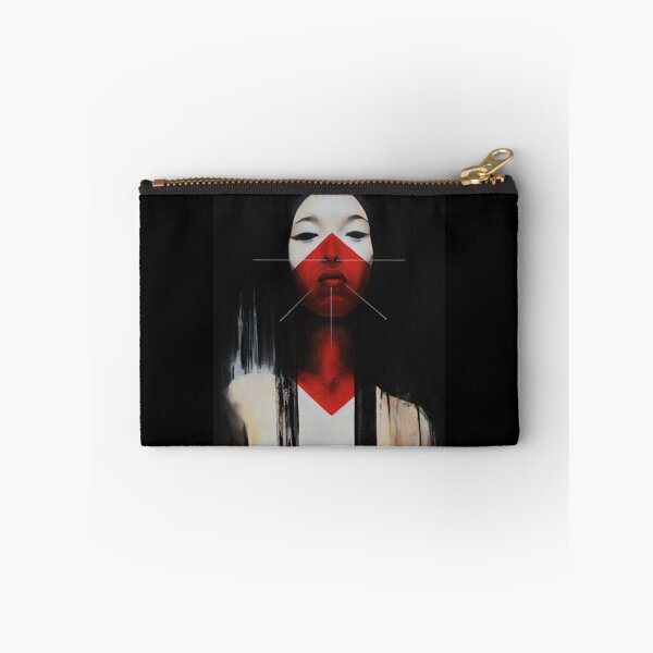 Item preview, Beautiful Black and Red Fine Art Japanese Illustration designed and sold by OWLvision33.