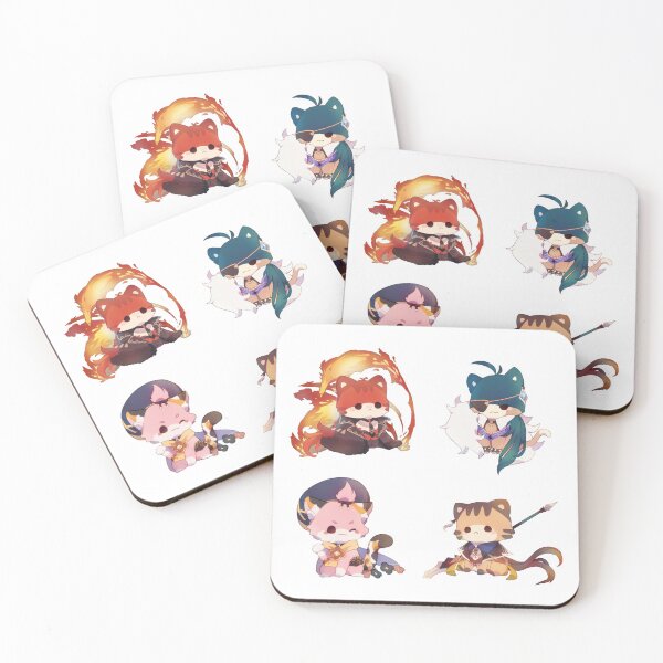 Item preview, Genshin Impact Kitties designed and sold by CremeChii.
