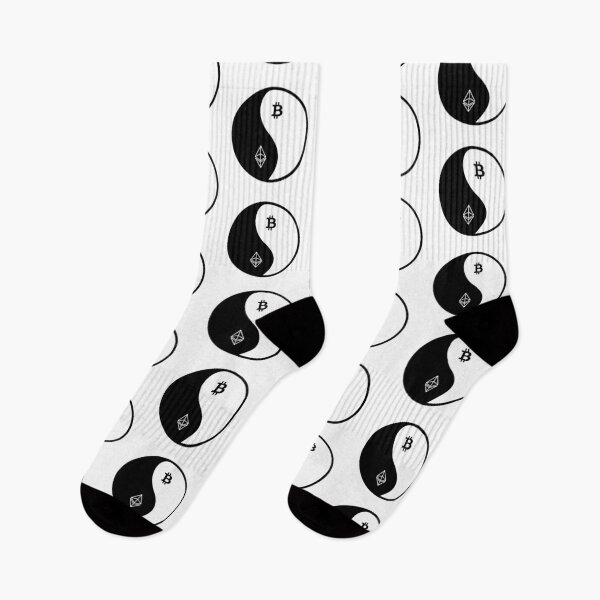 Item preview, Bitcoin ethereum ying yang moon designed and sold by Bitgoods.