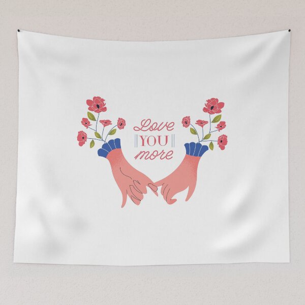 Item preview, Love you more Valentines day designed and sold by niedi18.