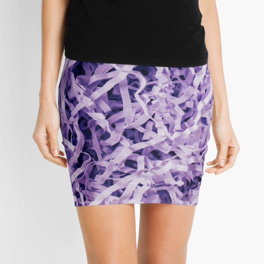 Pieces of Paper Mini Skirt