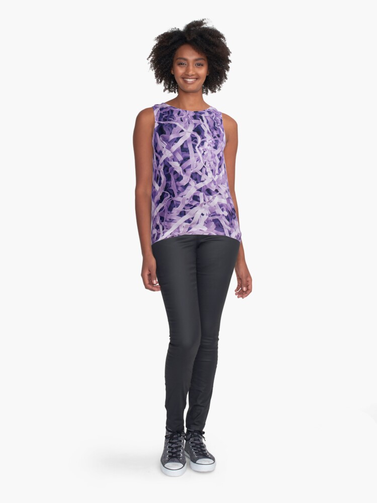Thumbnail 3 of 6, Sleeveless Top, Pieces of Paper designed and sold by Claudiocmb.