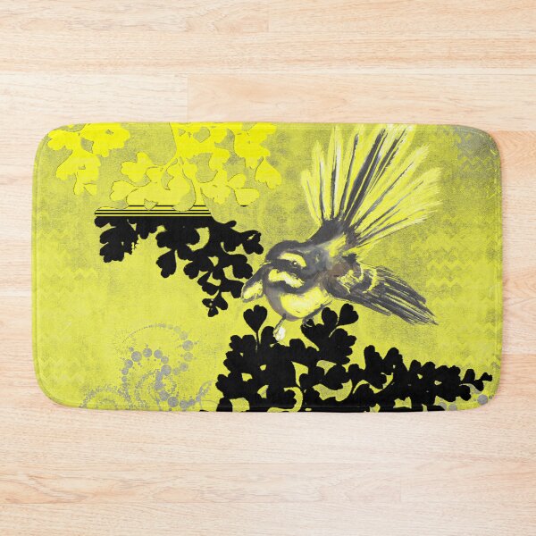 Item preview, Grey and Yellow Fantail design designed and sold by CRkuns.