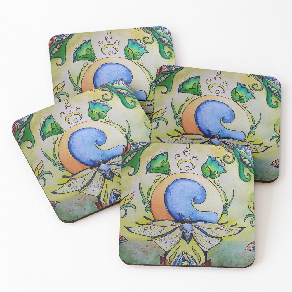 Item preview, Coasters (Set of 4) designed and sold by PowderEva.