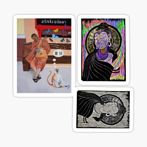 Sticker Pack - Serene, Lunatic Painter Sticker