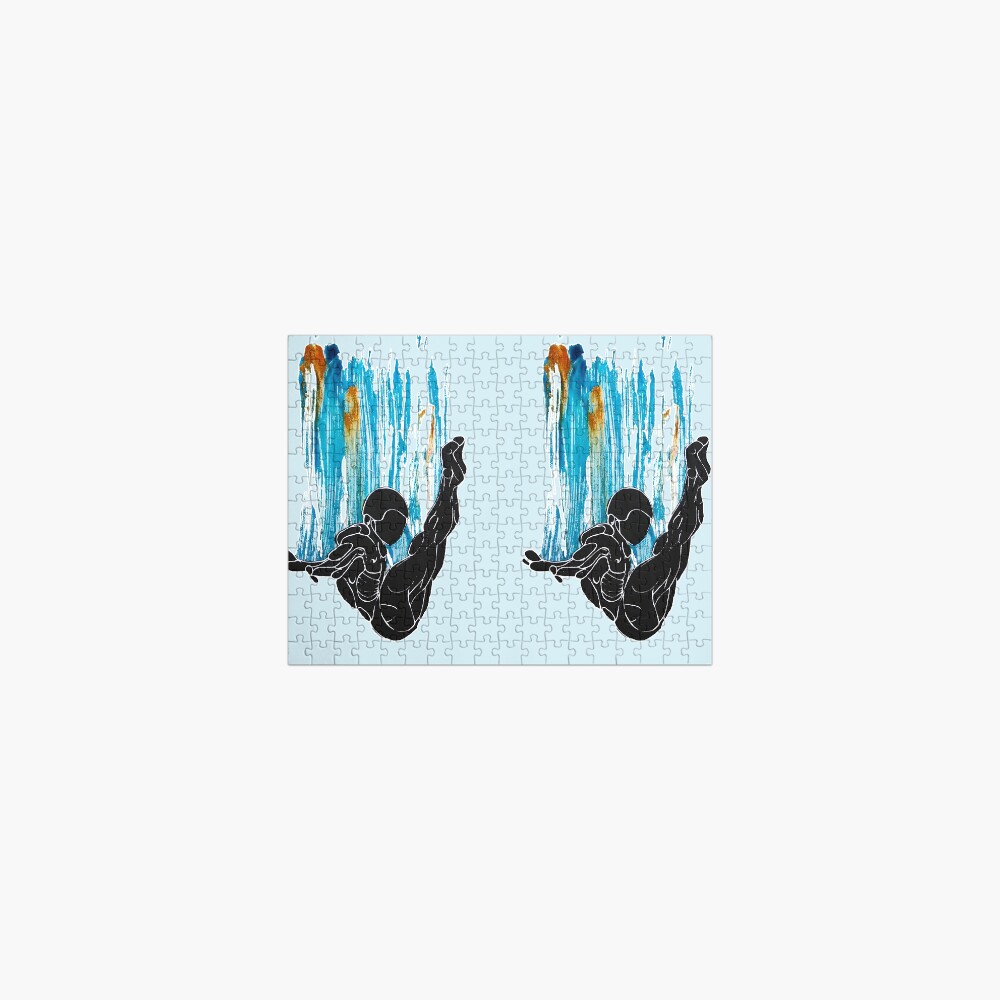 Springboard Diver Jigsaw Puzzle